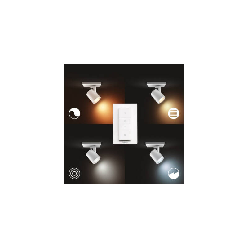 Product van Wandlamp White Ambiance Een Spot GU10 PHILIPS Hue Runner