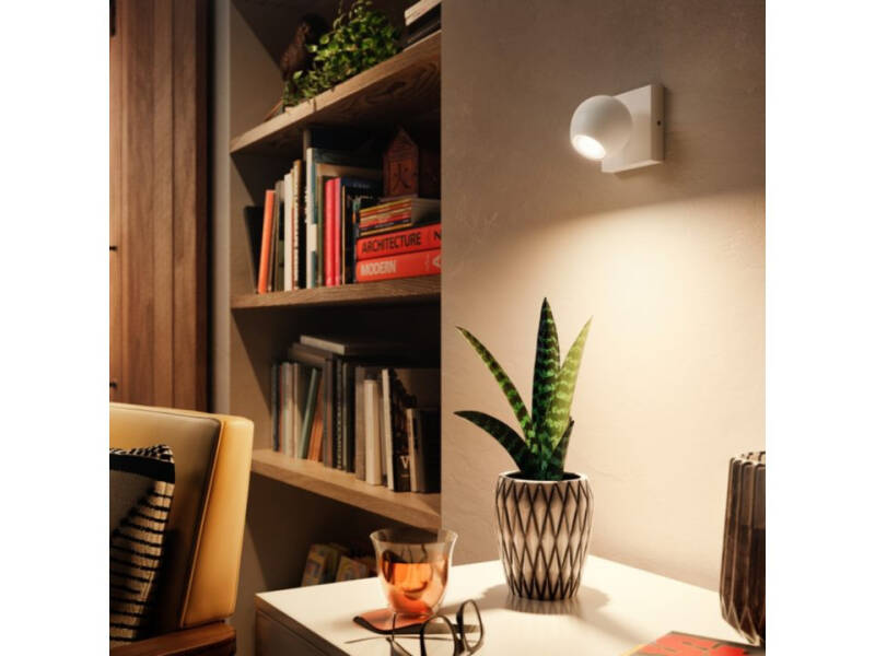 Product van Plafondlamp White Ambiance Enkelvoudige Spot  GU10 PHILIPS Hue Buckram