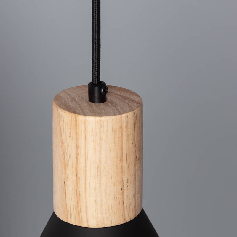 Product of Arbat Metal & Wood Pendant Lamp 