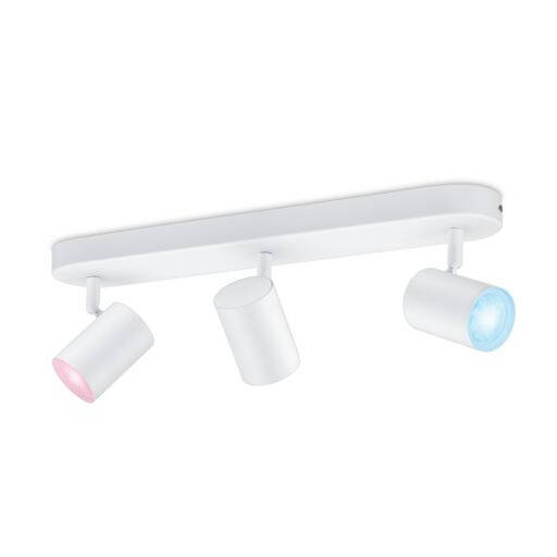 Product of WiZ Imageo Dimmable RGB Smart Wifi + Bluetooth 4.9W Three Spotlight LED Ceiling Lamp