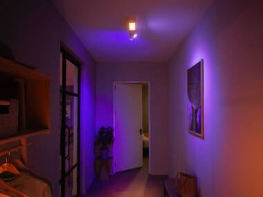 Produit de Plafonnier LED White Color Centris GU10 2x5.7W PHILIPS Hue 