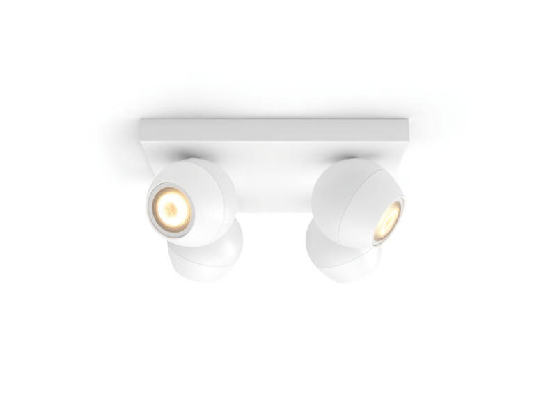 Prodotto da Lampada da Soffitto White Ambiance Quattro Faretti GU10 PHILIPS Hue Buckram