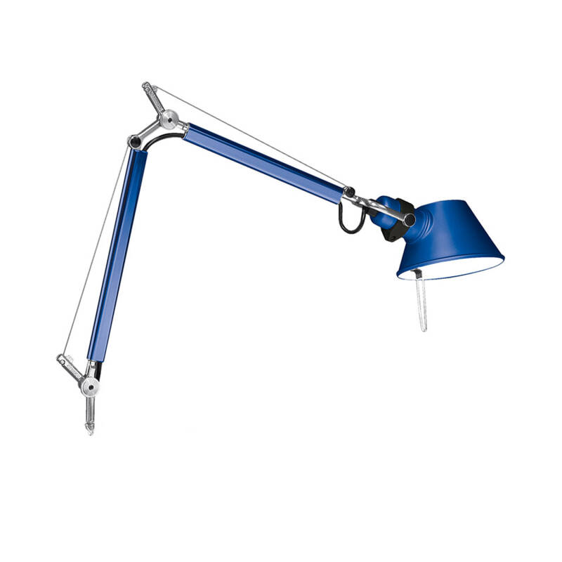 Product van Tafellamp Tolomeo Micro met Steun Glanzend Wit ARTEMIDE