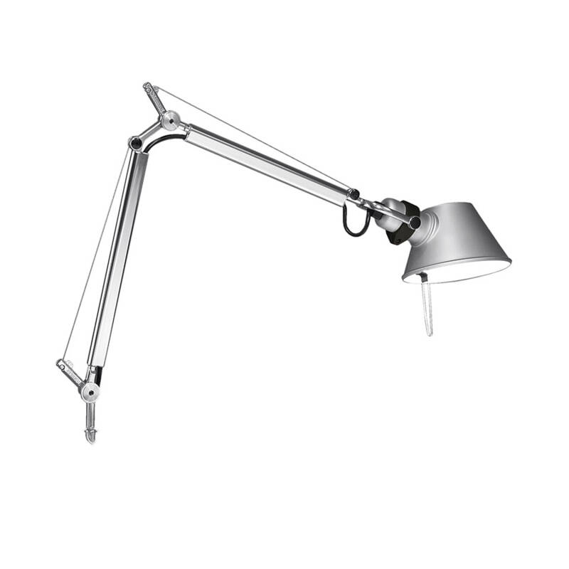 Product van Tafellamp Tolomeo Micro met Glanzend Witte Klem ARTEMIDE