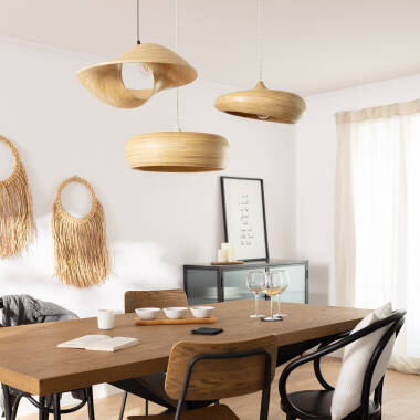 Product of Sari Shuka Big Bamboo Pendant Lamp ILUZZIA  Ø500 mm