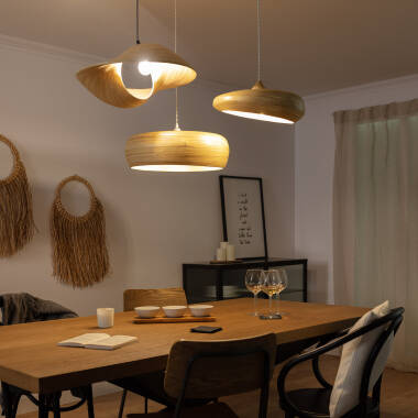 Product of Sari Shuka Big Bamboo Pendant Lamp ILUZZIA  Ø500 mm