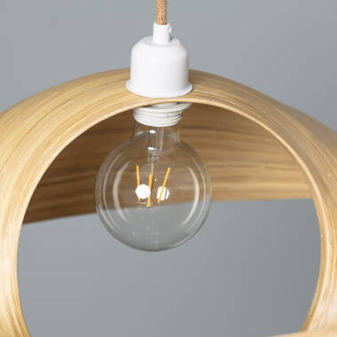 Product of Acacia Shuka Big Bamboo Pendant Lamp ILUZZIA  Ø600 mm