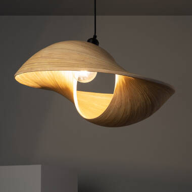 Product of Acacia Shuka Big Bamboo Pendant Lamp ILUZZIA  Ø600 mm