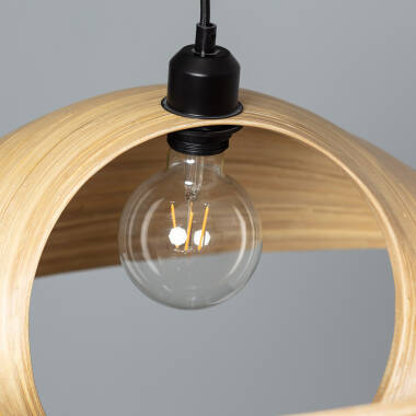 Product of Acacia Shuka Big Bamboo Pendant Lamp ILUZZIA  Ø600 mm