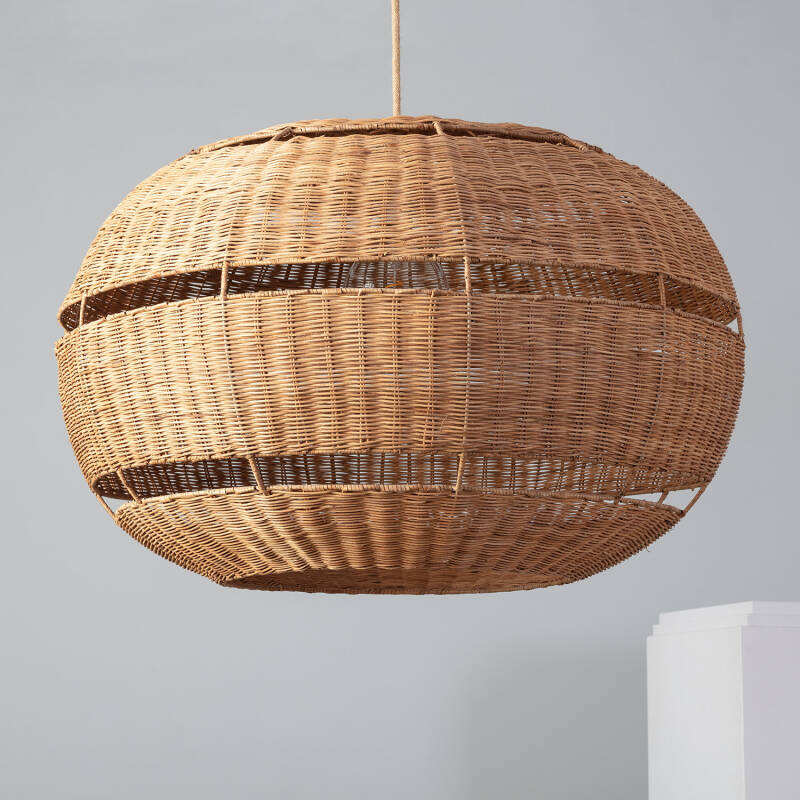 Product of Bulang Oblate Rattan Pendant Lamp ILUZZIA Ø800 mm 