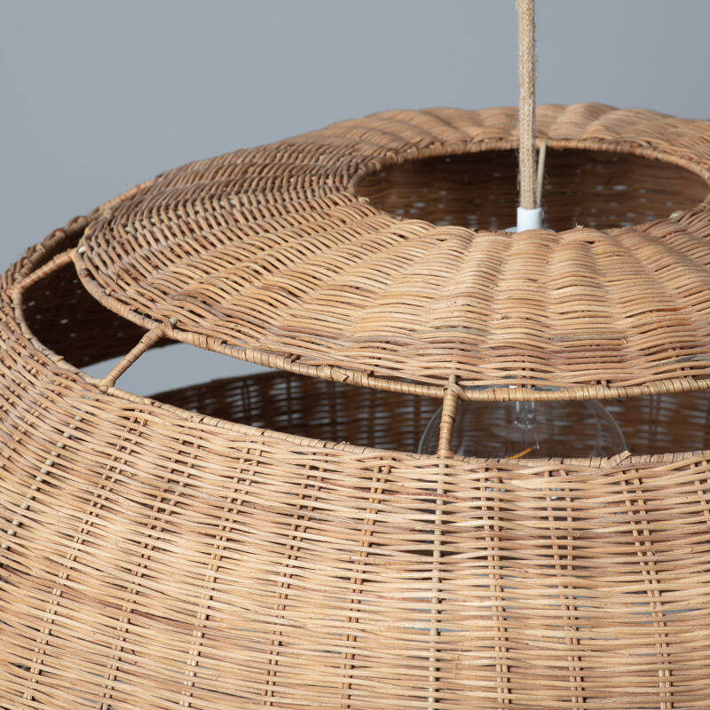 Product of Bulang Oblate Rattan Pendant Lamp ILUZZIA Ø800 mm 