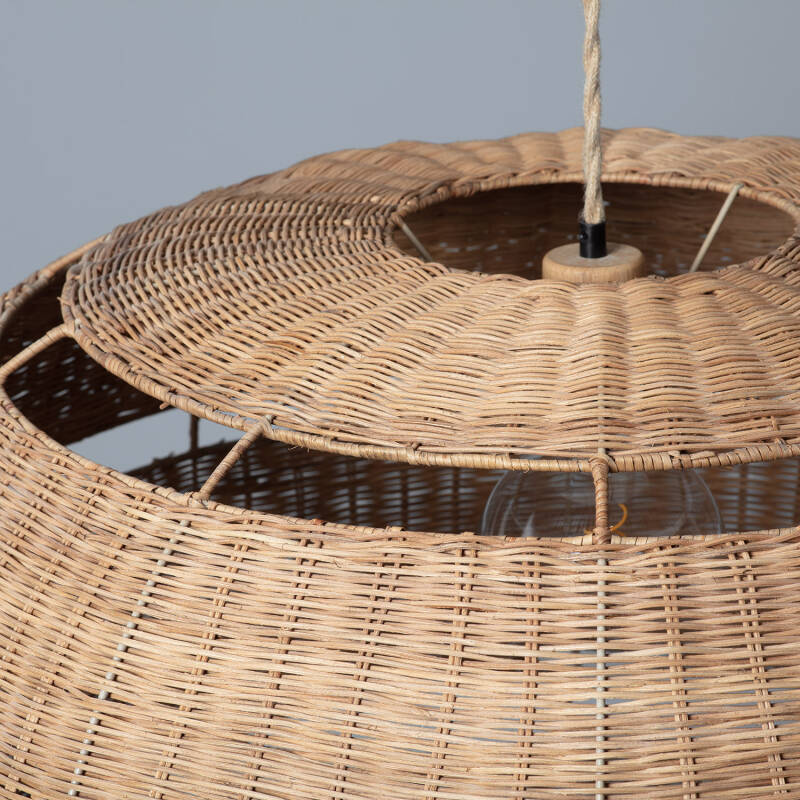 Produkt von Hängeleuchte Rattan Oblate Bulang Ø800 mm ILUZZIA