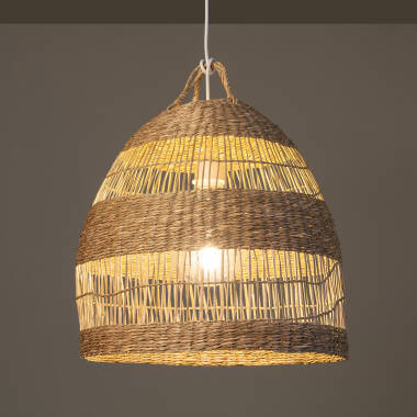 Producto de Hanglamp Big Sami Ø450 mm  Natuurlijke Vezels  ILUZZIA