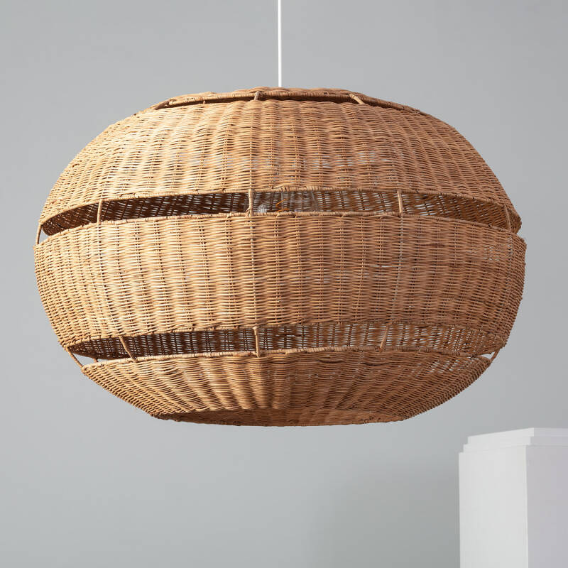 Product of Bulang Oblate Rattan Pendant Lamp ILUZZIA Ø800 mm 