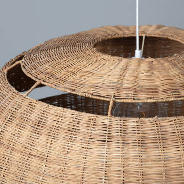 Product of Bulang Oblate Rattan Pendant Lamp ILUZZIA Ø800 mm 