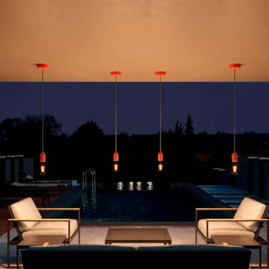 Product of Eiva Pastel Outdoor Silicone Pendant Lamp IP65 Creative-Cables PDESALPA15SN02