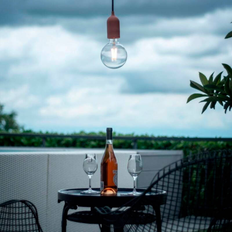 Product of Eiva Pastel Outdoor Silicone Pendant Lamp IP65 Creative-Cables PDESALPA15SN02