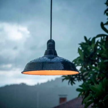 Product of Eiva Elegant Outdoor Pendant Lamp with Aluminium Lampshade IP65 Creative-Cables PDENE50SM01PAM11VBL