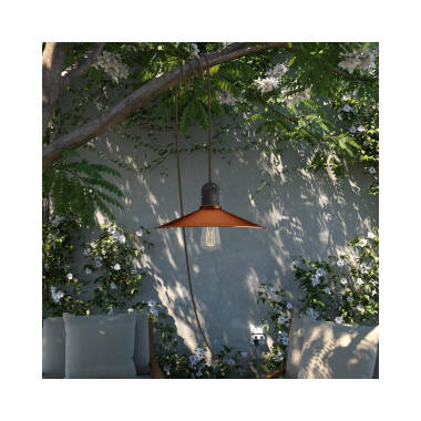 Product of Eiva Snake Outdoor Pendant Lamp IP65 Creative-Cables PSENESM04PAM13VNO