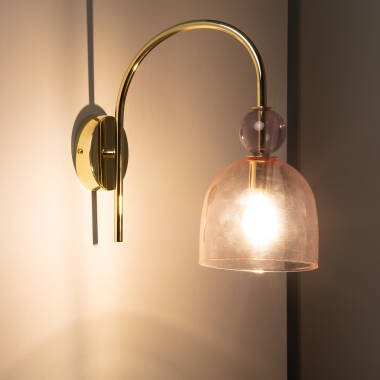 Product of Baudelaire Metal & Glass Wall Lamp