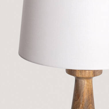 Produit de Lampe de table en bois Rani ILUZZIA