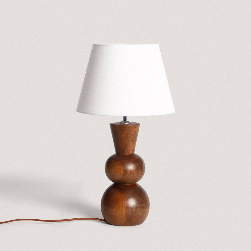 Produkt od Dřevěná Stolní Lampa Vinda ILUZZIA 