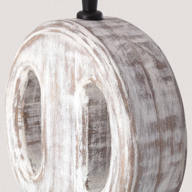 Produkt von Tischlampe Holz Chandra ILUZZIA