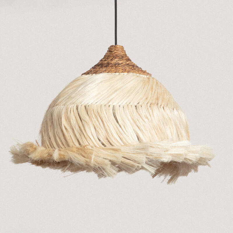 Product of Kempo Kulu Rattan & Ramie Pendant Lamp ILUZZIA 