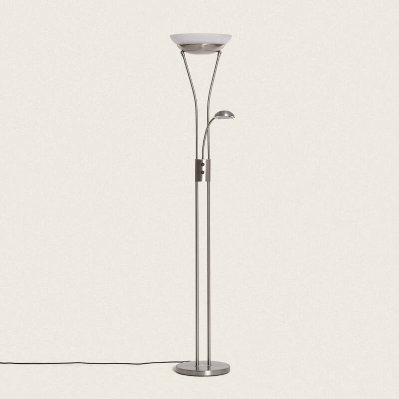 Product van Staande Lamp met Leeslamp Metaal Ethan