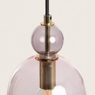 Product of Mono-Baudelaire Metal & Glass Pendant Lamp 