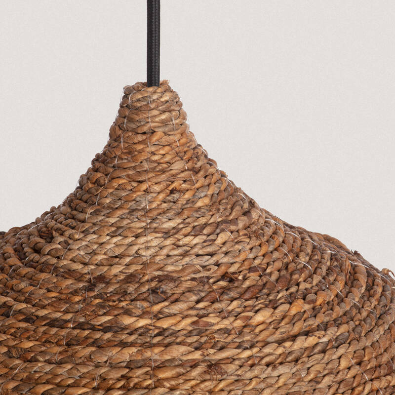 Producto de Kempo Wari Rattan & Ramie Pendant Lamp ILUZZIA 