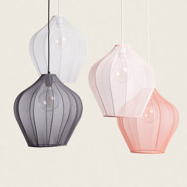 Product of Yara Ø400 mm Metal & Fabric Pendant Lamp 