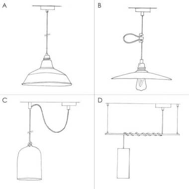 Produkt von Hängeleuchte Creative-Cables Modell PDM Mini Campana XS