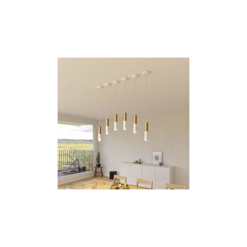 Product of Creative-Cables PSMV_ Pantalla Doble Tub-E14 LED Pendant Lamp