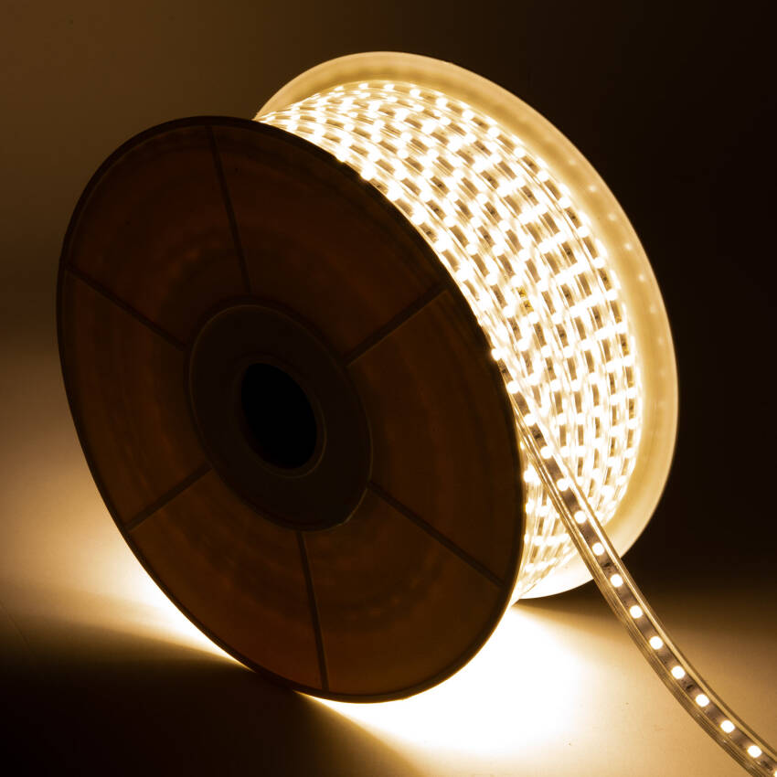 Product of Warm White LED Strip 50m 220V AC 100 LED/m IP67 Cut at Every 25 cm