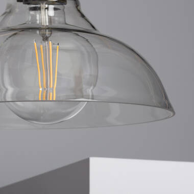 Product of Springsteen Metal and Glass Pendant Lamp