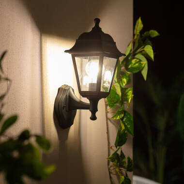 Product van Wandlamp Outdoor MIni Villa Black