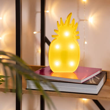 Product van Ananas met led Lampjes