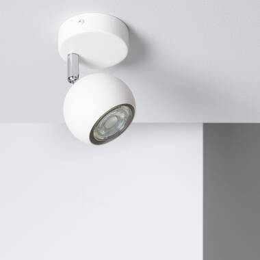 Product of Ates Adjustable Aluminium Surface Spotlight in White 