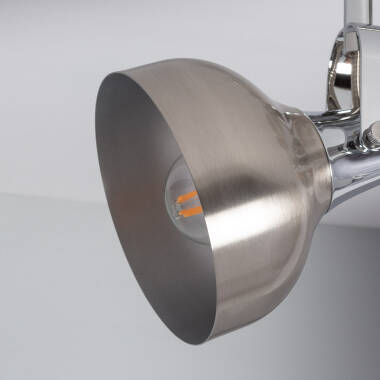 Product of Emery Adjustable Aluminium 2 Spotlight Ceiling Lamp in Silver