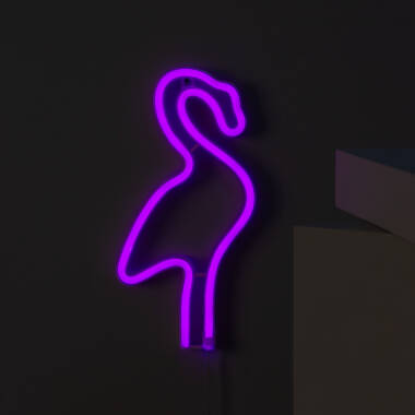 Product van Neon LED flamingo met Batterij