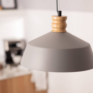 Product van Hanglamp  Beton en Hout Kukojoa