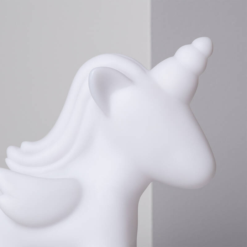 Product of Children's Unicorn Bedside Table Multicolor Battery LED Lamp 