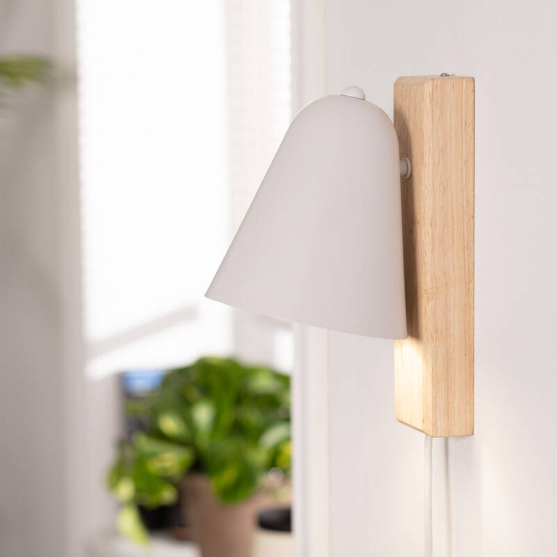 Produit de Lampe Murale Bois et Métal Mysen