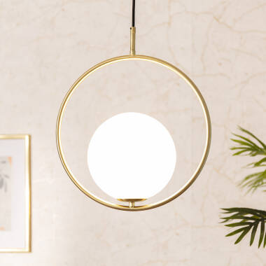 Product of Moonlight Diplo Metal & Glass Pendant Lamp 