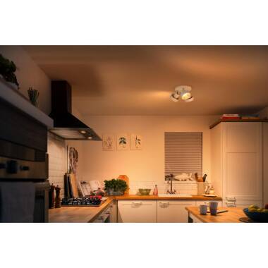 Produkt von LED-Deckenleuchte mit Drei Spots PHILIPS Bukko 3x4.3W