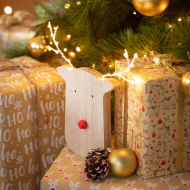 Product van LED Kerst Rendier Donner met Batterij 