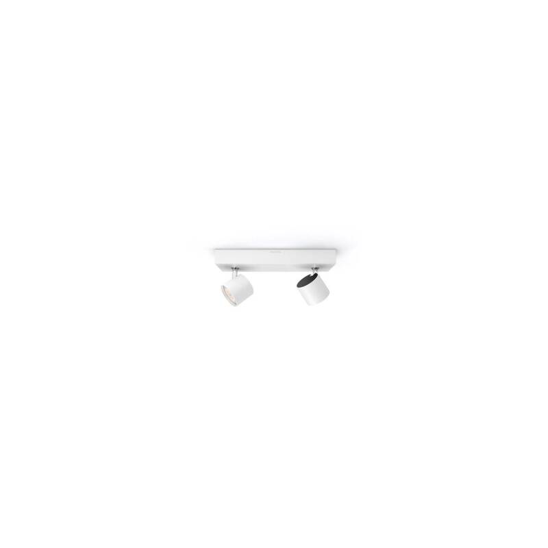 Product van Plafondlamp WarmGlow Dimbaar LED 2x4.5W met 2 Spotlights  PHILIPS Star 