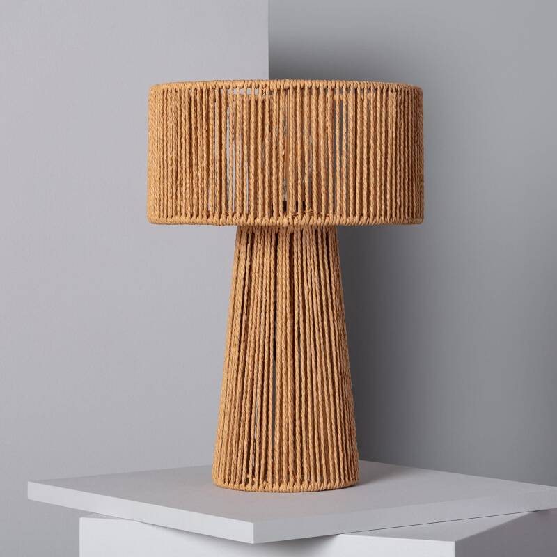 Product of Kala Lilium Braided Paper Table Lamp ILUZZIA