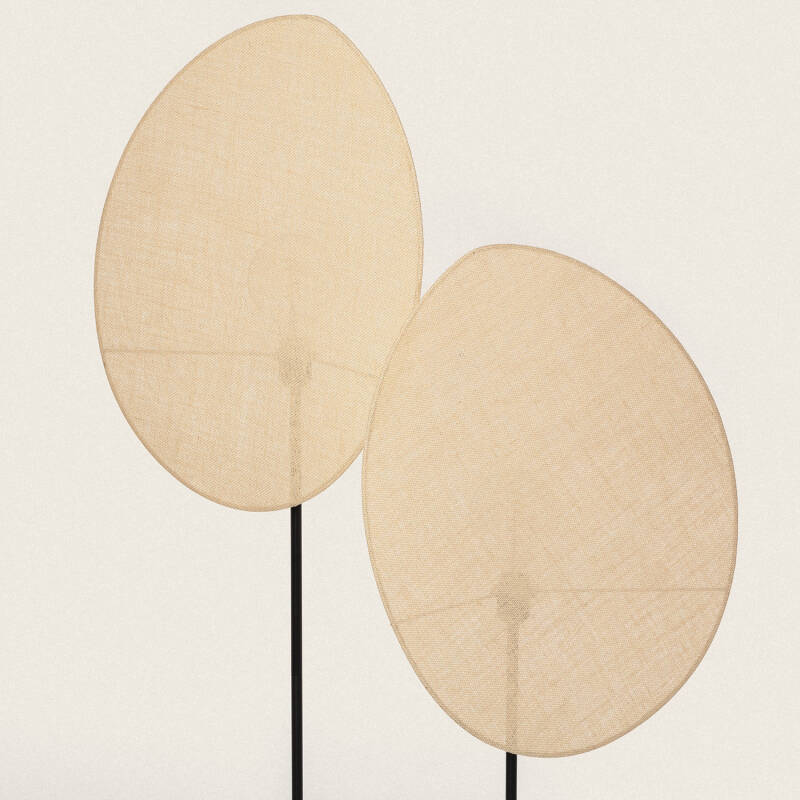 Produit de Lampadaire Métal et Textile Elliptica